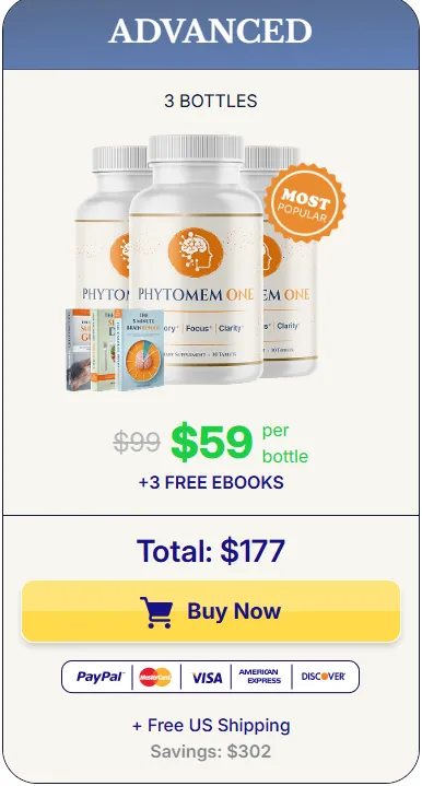 Phytomem One 3 bottle popular pack with free shipping