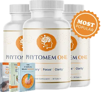 Phytomem One brain and memory support supplement three bottle pack